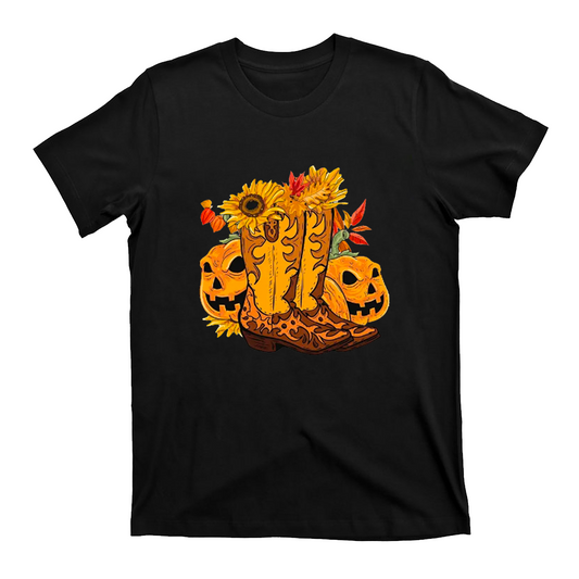 Halloween Cowboy Boots  Tee