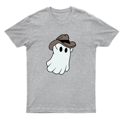 Western Halloween Ghost Cowboy T-Shirt