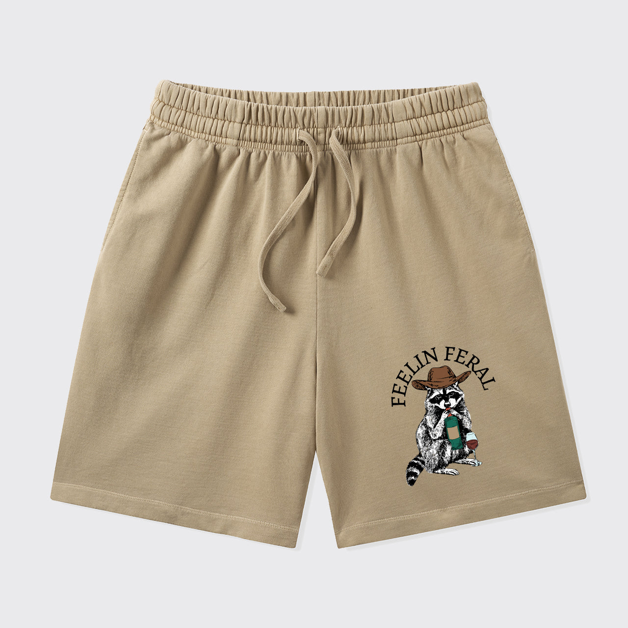 Funny Raccoon_Broncobay Shorts