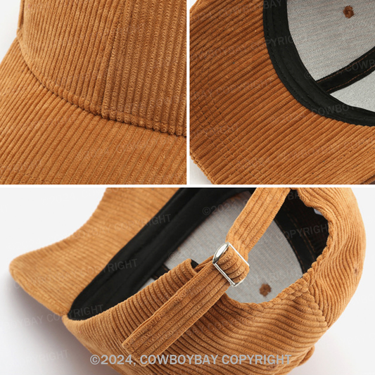 Cowboybay Corduroy Warm Baseball Cap