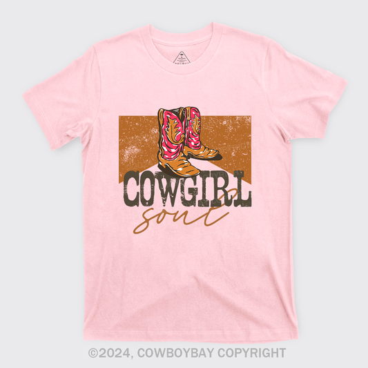Cowgirl Walking In The Western Desert T-Shirts