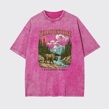 Vintage Yellowstone National Park Garment-dye Tees