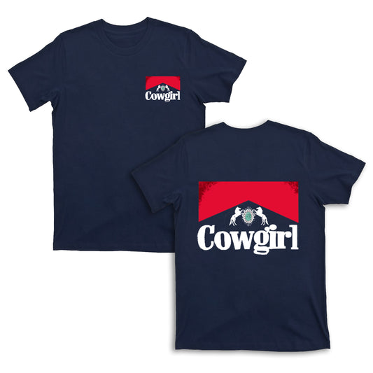 Cowgirl Western Double sided printing T-Shirts