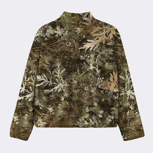 Forest Printing Fleece Jacket