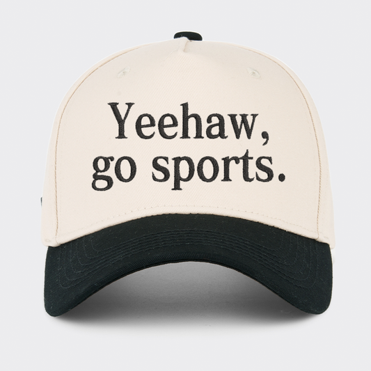 Yeehaw, Go Sports Embroidered Baseball Cap