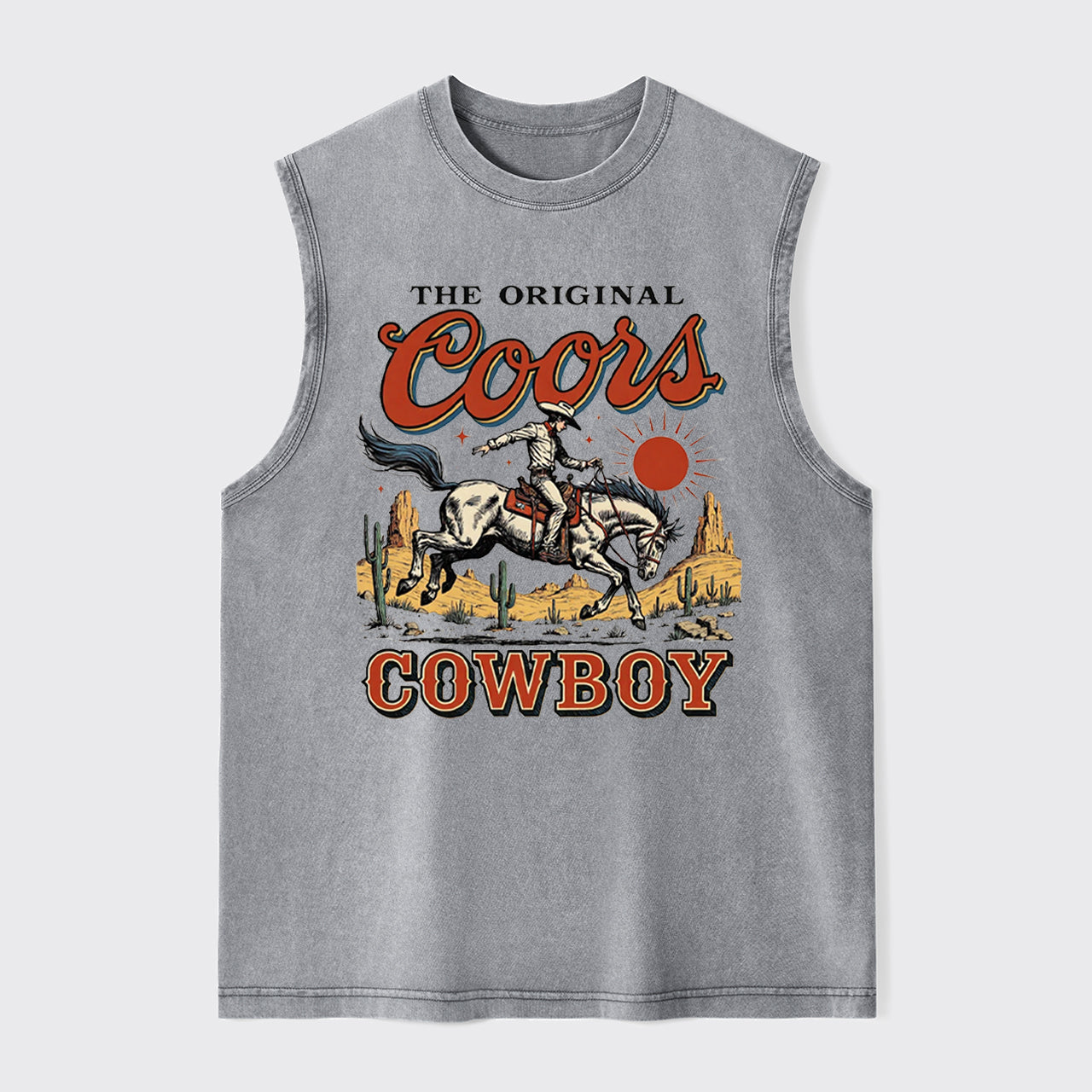 Vintage Wild West 90s Washed Tanks