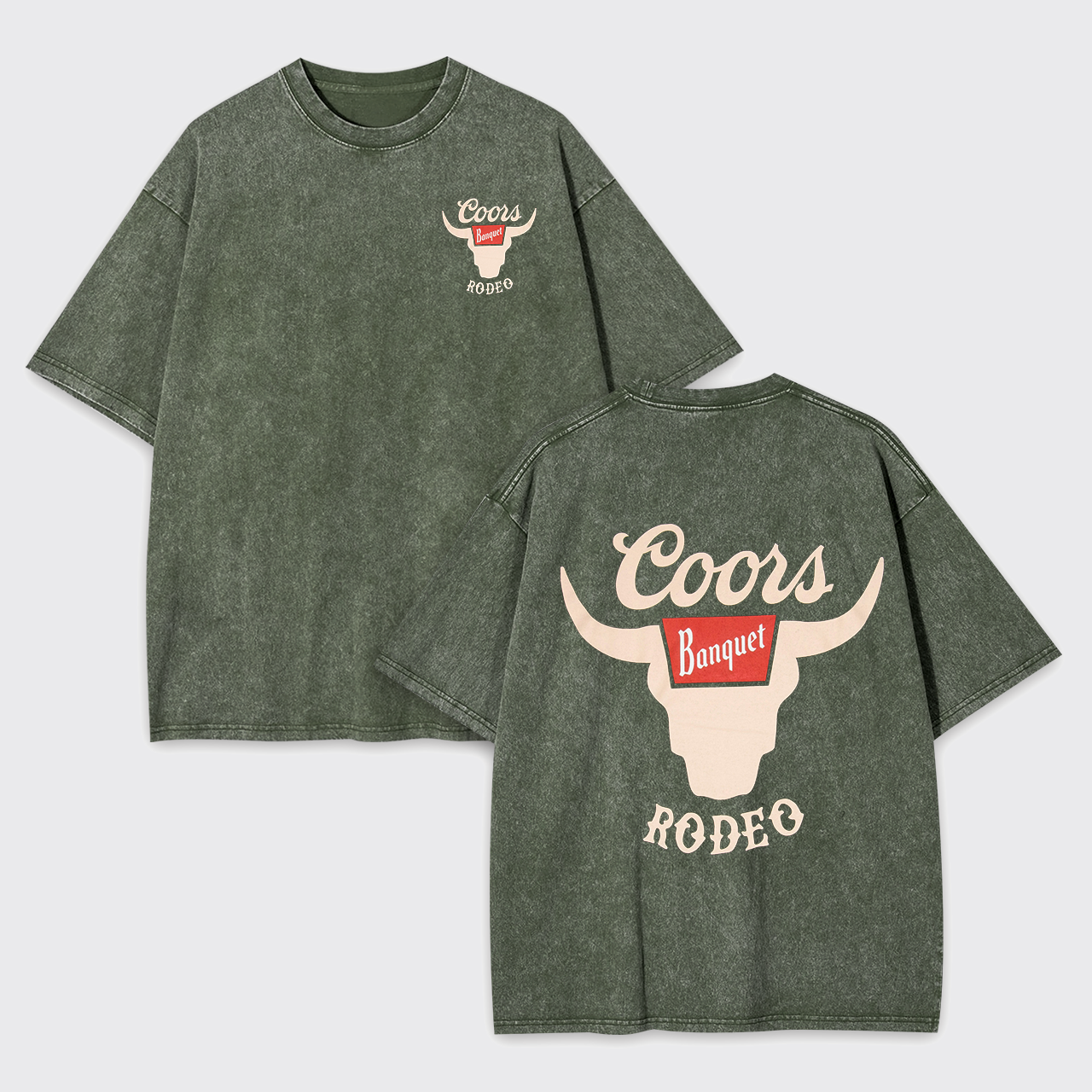 Rodeo Heritage Bold Western Garment-dye Tees