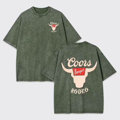 Rodeo Heritage Bold Western Garment-dye Tees