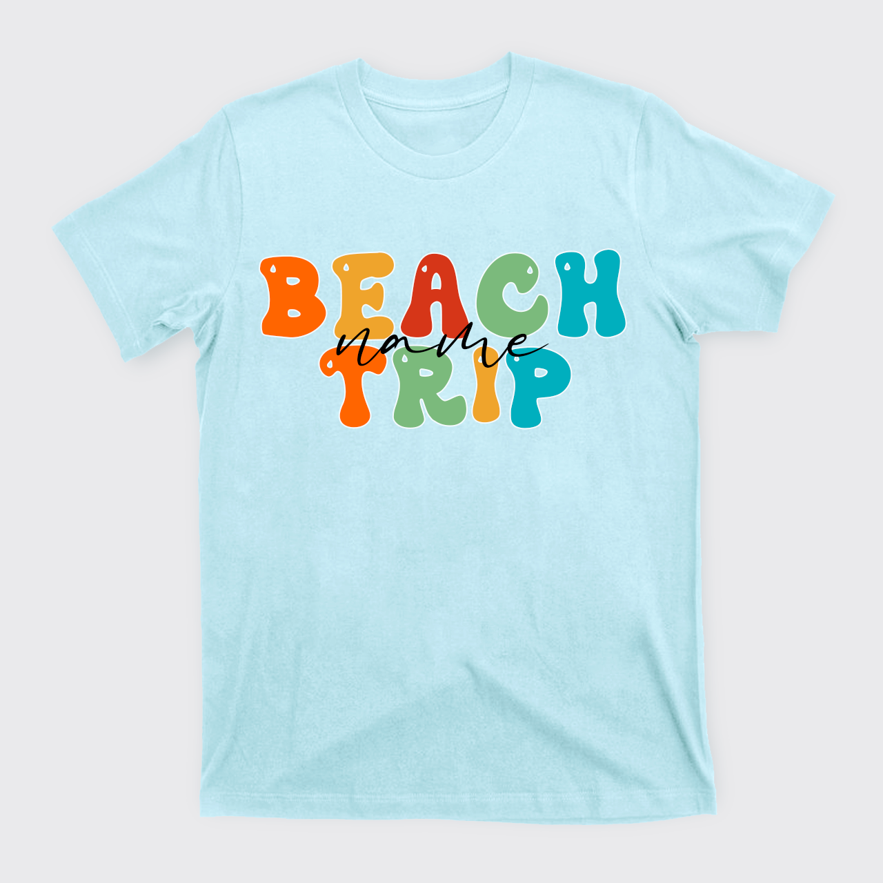 Personalized Name Beach Trip T-Shirts