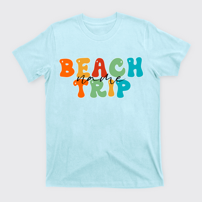 Personalized Name Beach Trip T-Shirts