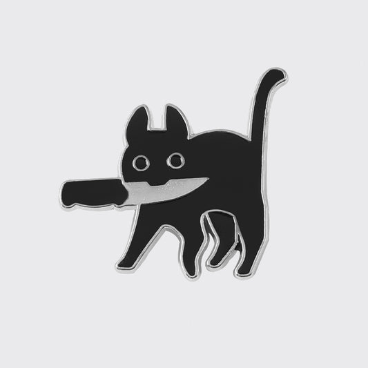 Knife Cat_Broncobay Pin
