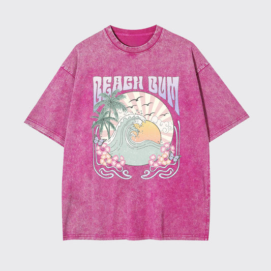 Beach Bum Summer Garment-dye Tees