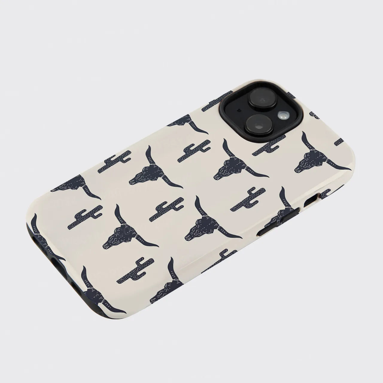 Western Cow Bones And Cactus_Broncobay Phone Case