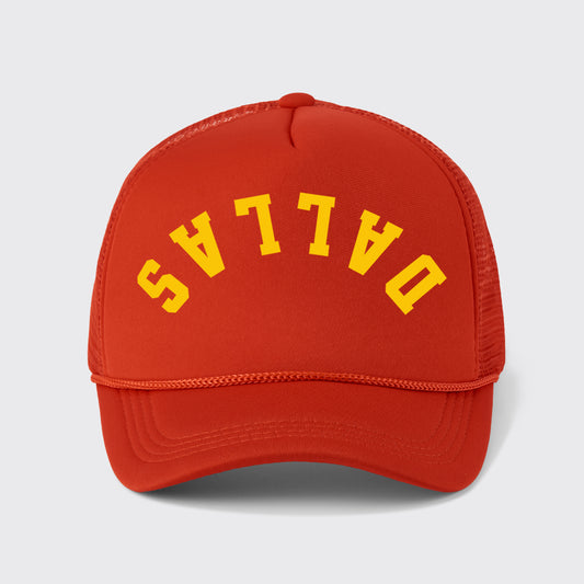 Upside Down Texas Team Trucker Hat