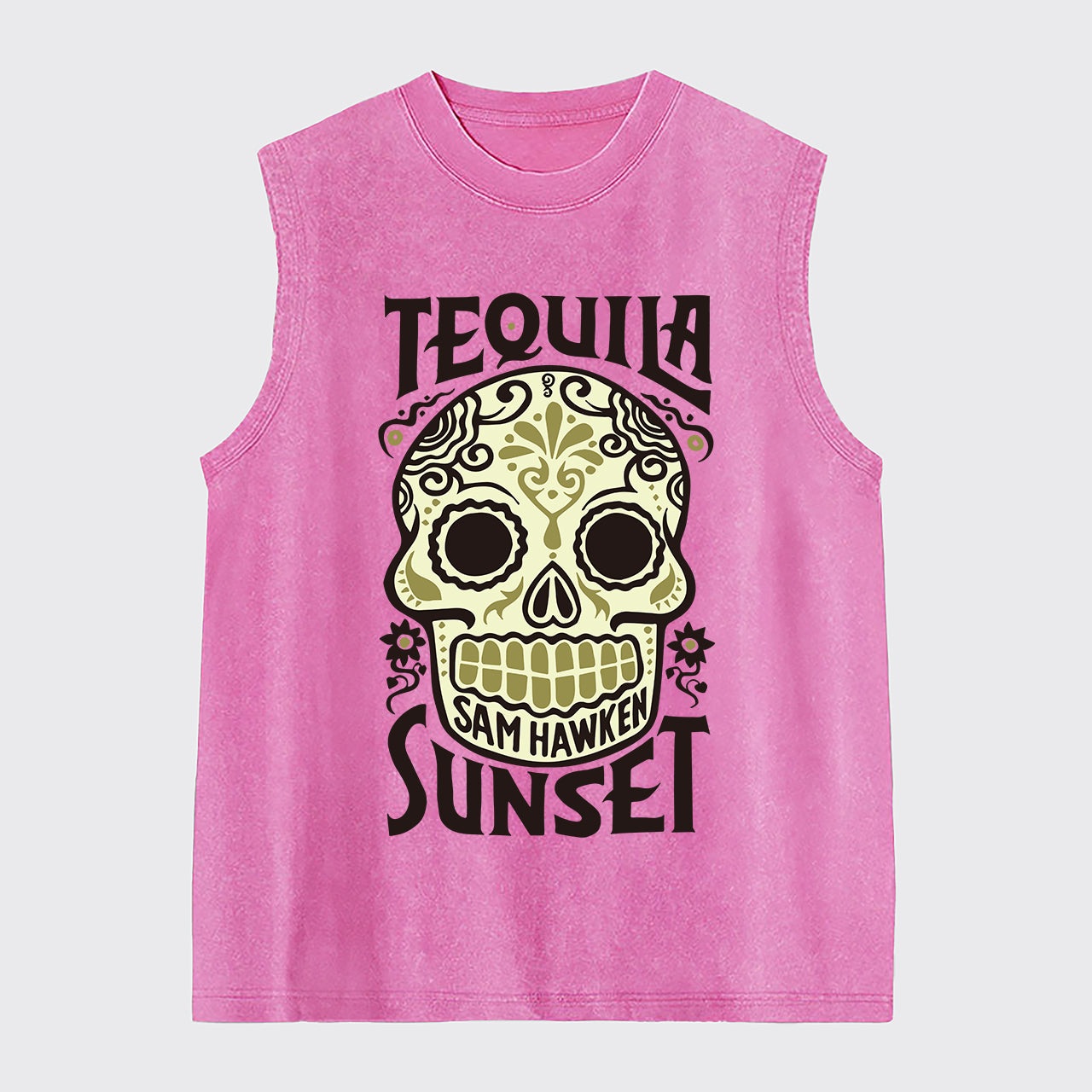 Tequila Sunset Washed Tanks