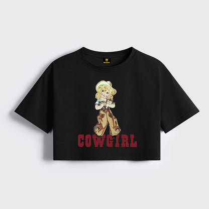 Cowgirl Cropped Boxy Tee
