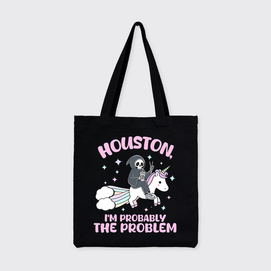 Mental Health-Houston I'm Probably The Problem_Broncobay Canvas Tote Bag