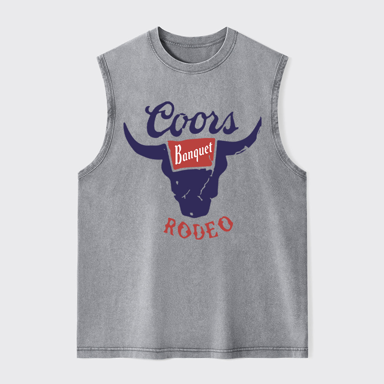 Vintage Rodeo Bull Washed Tanks