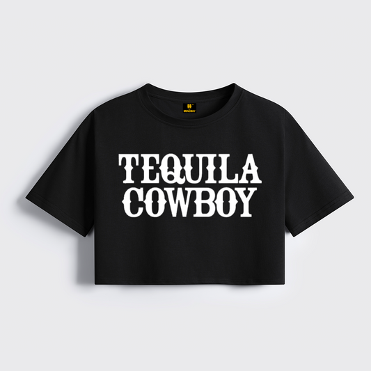 Tequila Cowboy Cropped Boxy Tee