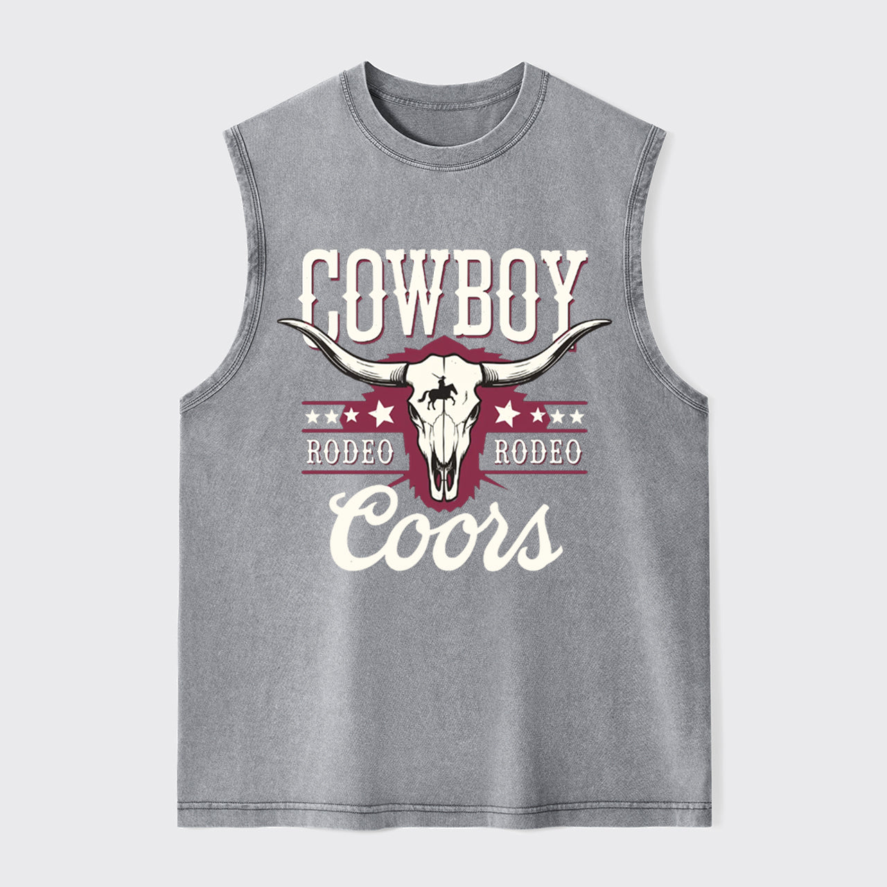 Cowboy Rodeo Washed Tanks