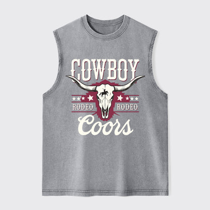Cowboy Rodeo Washed Tanks