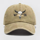 Wrangler Cow Bull Washed Baseball Cap