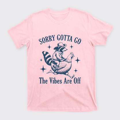 Cowboy Raccon Riding A Chicken T-Shirts