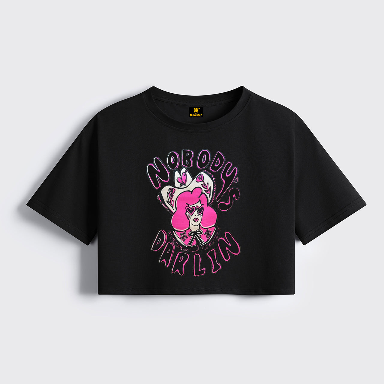 70s Cowgirl Cropped Boxy Tee