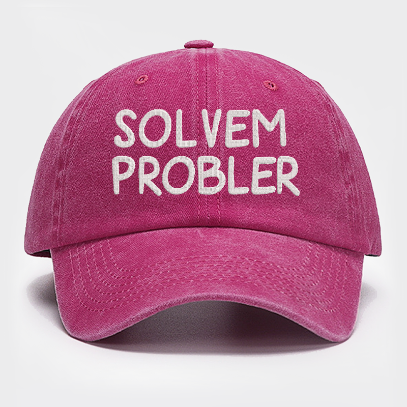 Solvem Probler Embroidered Baseball Cap