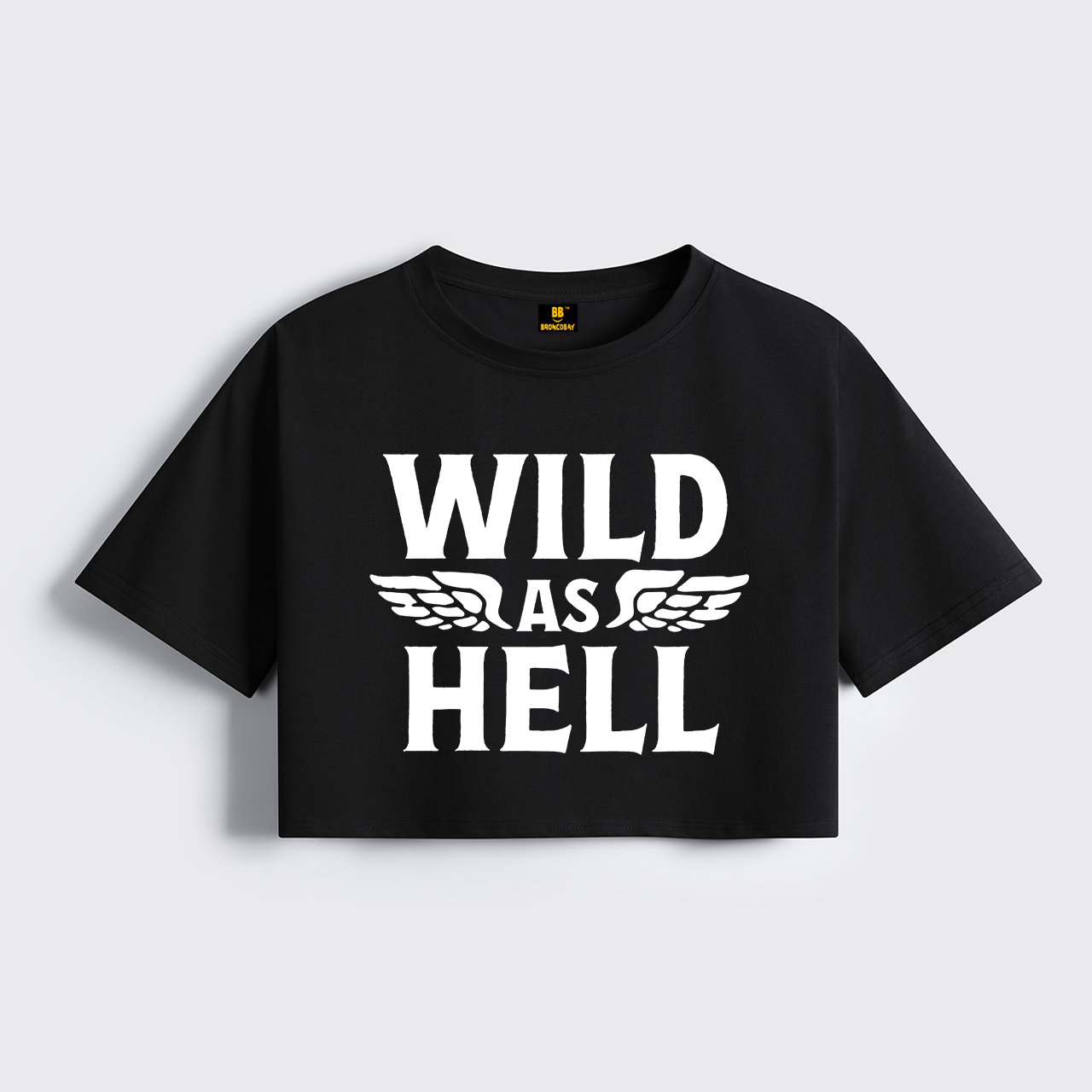 Wild As Hell Cropped Boxy Tee