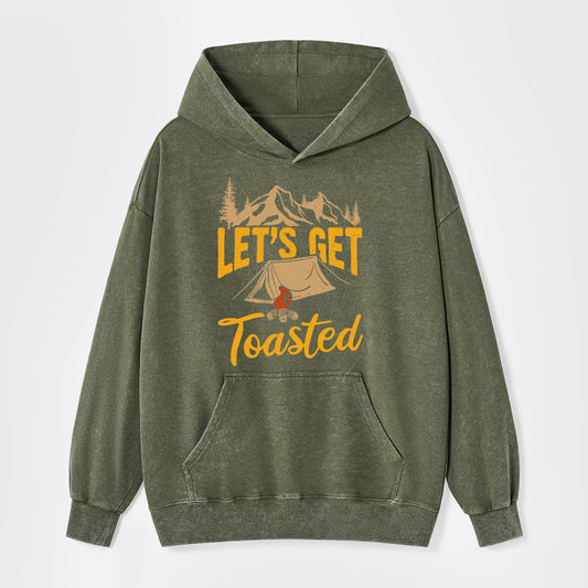 Let's Get Toasted Garment-Dye Hoodies