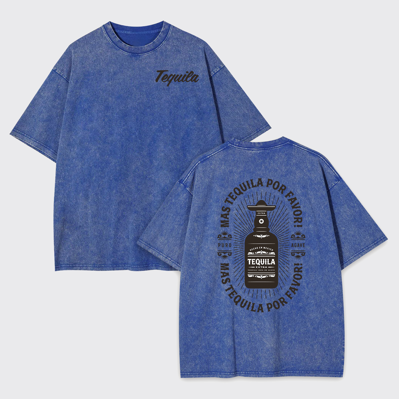 Vintage Mas Tequila Garment-dye Tees