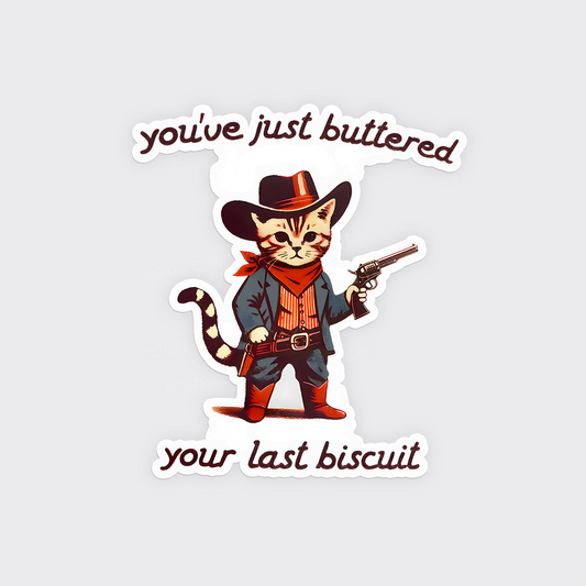 Rodeo Cat_Broncobay Fridge Magnet