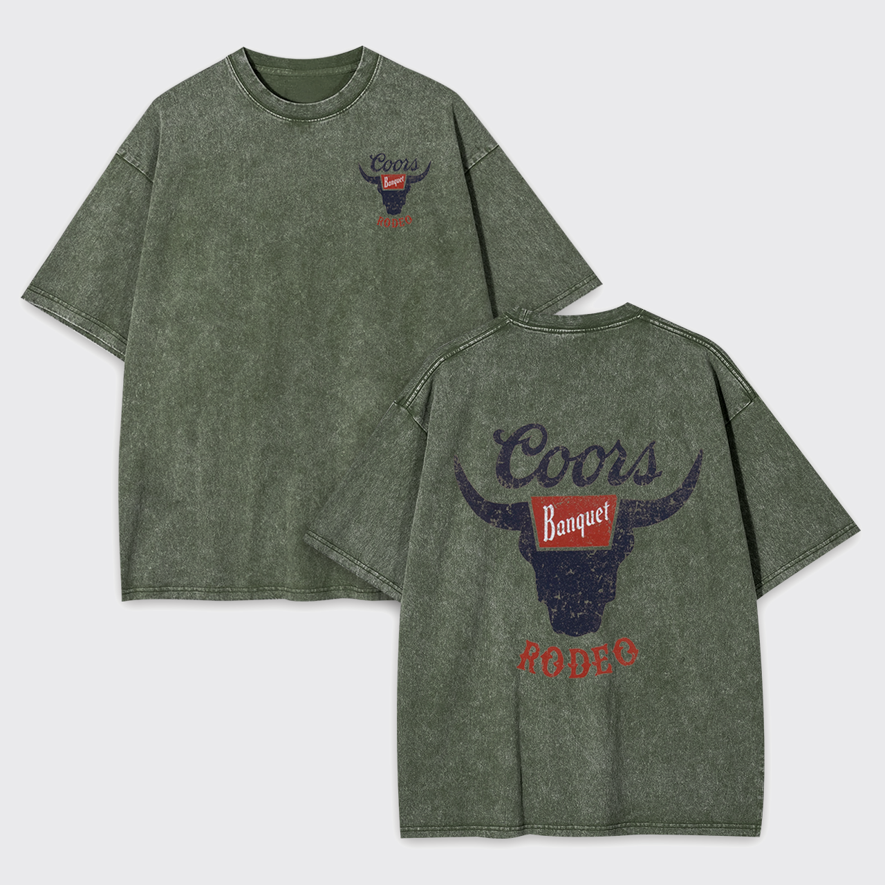 Rodeo Spirit Vintage Western Garment-dye Tees