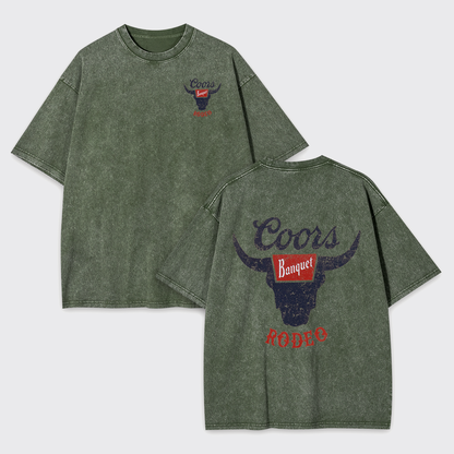 Rodeo Spirit Vintage Western Garment-dye Tees