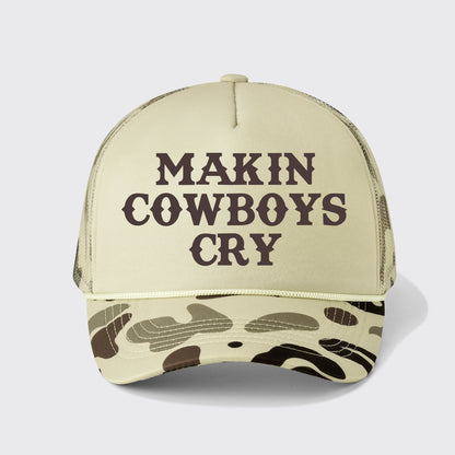 Makin Cowboys Cry Trucker Hat