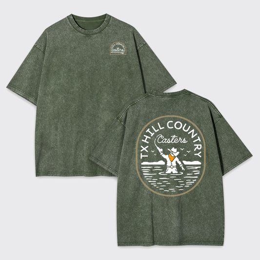 Hill Country Casters Garment-dye Tees