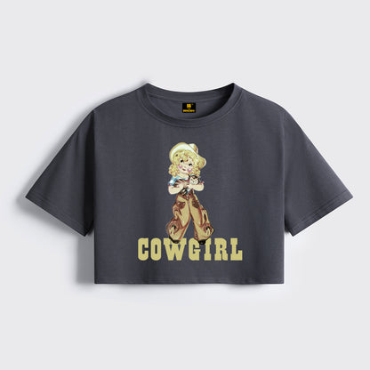 Cowgirl Cropped Boxy Tee