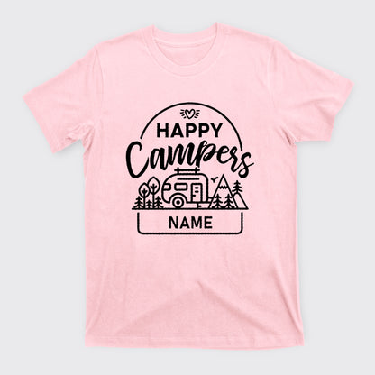 Personalized Happy Camper T-Shirts