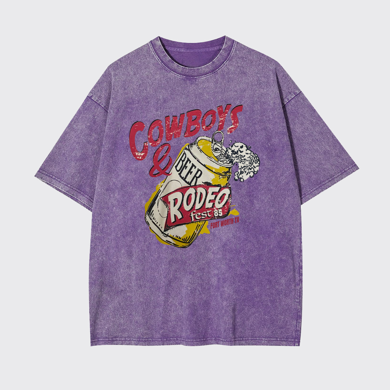 Cowboy And Beer Rodeo Garment-dye Tees