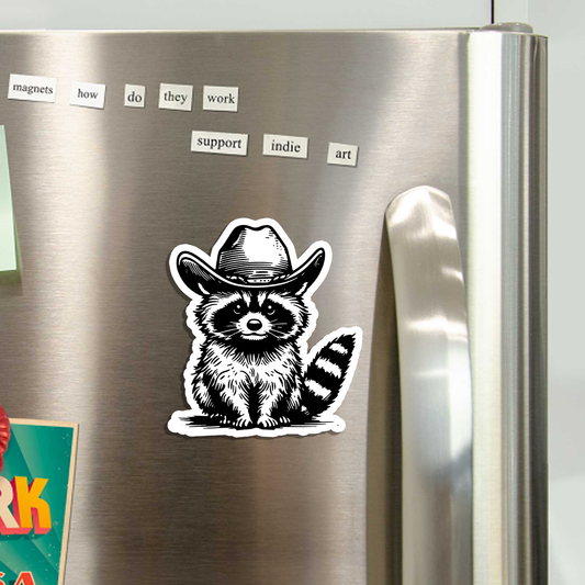 Howdy Bandit_Broncobay Fridge Magnet