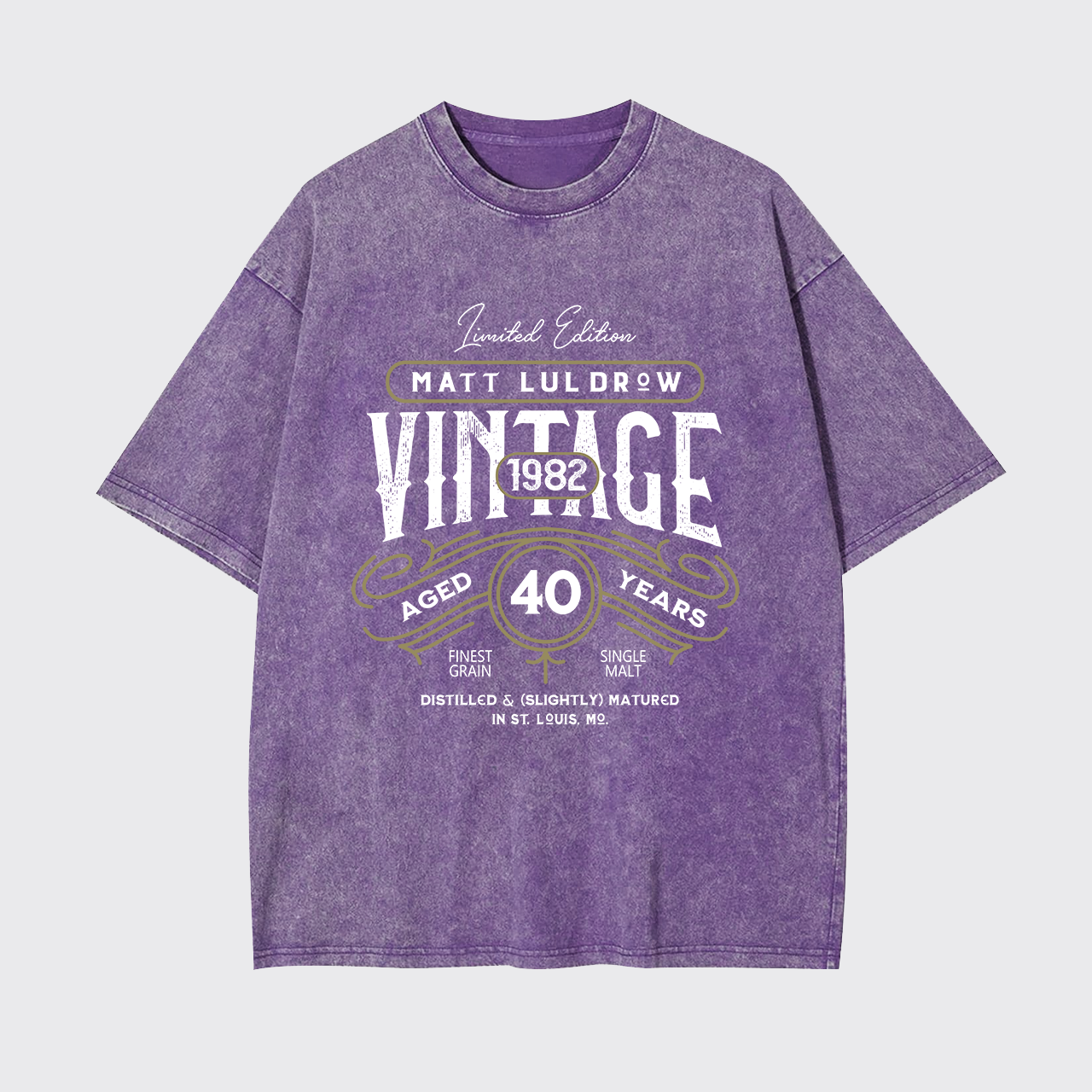 Limited Edition Whiskey Birthday Party Garment-dye Tees
