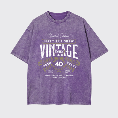 Limited Edition Whiskey Birthday Party Garment-dye Tees