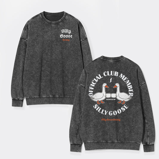 Goose Bump Club Washed Sweatshirts