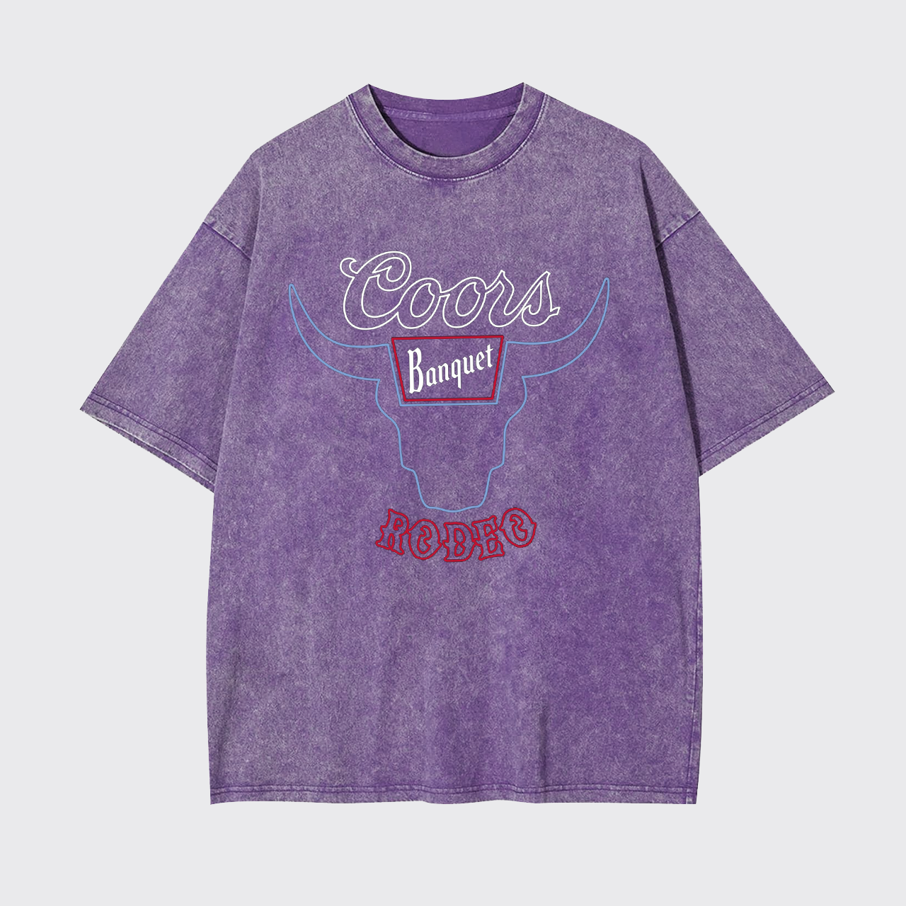 Retro Bullhead Rodeo Graphic Garment-dye Tees