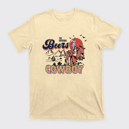 Beers Cowboy On The Wilderness T-Shirts