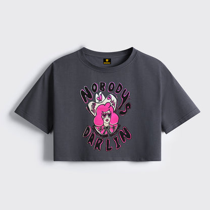 70s Cowgirl Cropped Boxy Tee