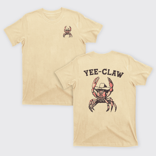Yee Claw Yee Haw Crab T-Shirts