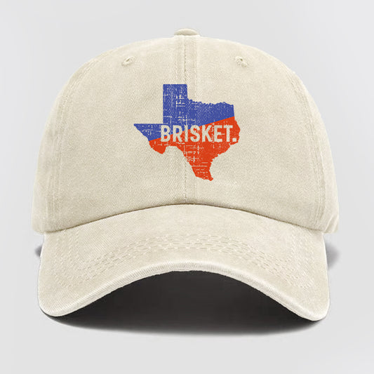 Texas Brisket Cowboy Washed Baseball Cap