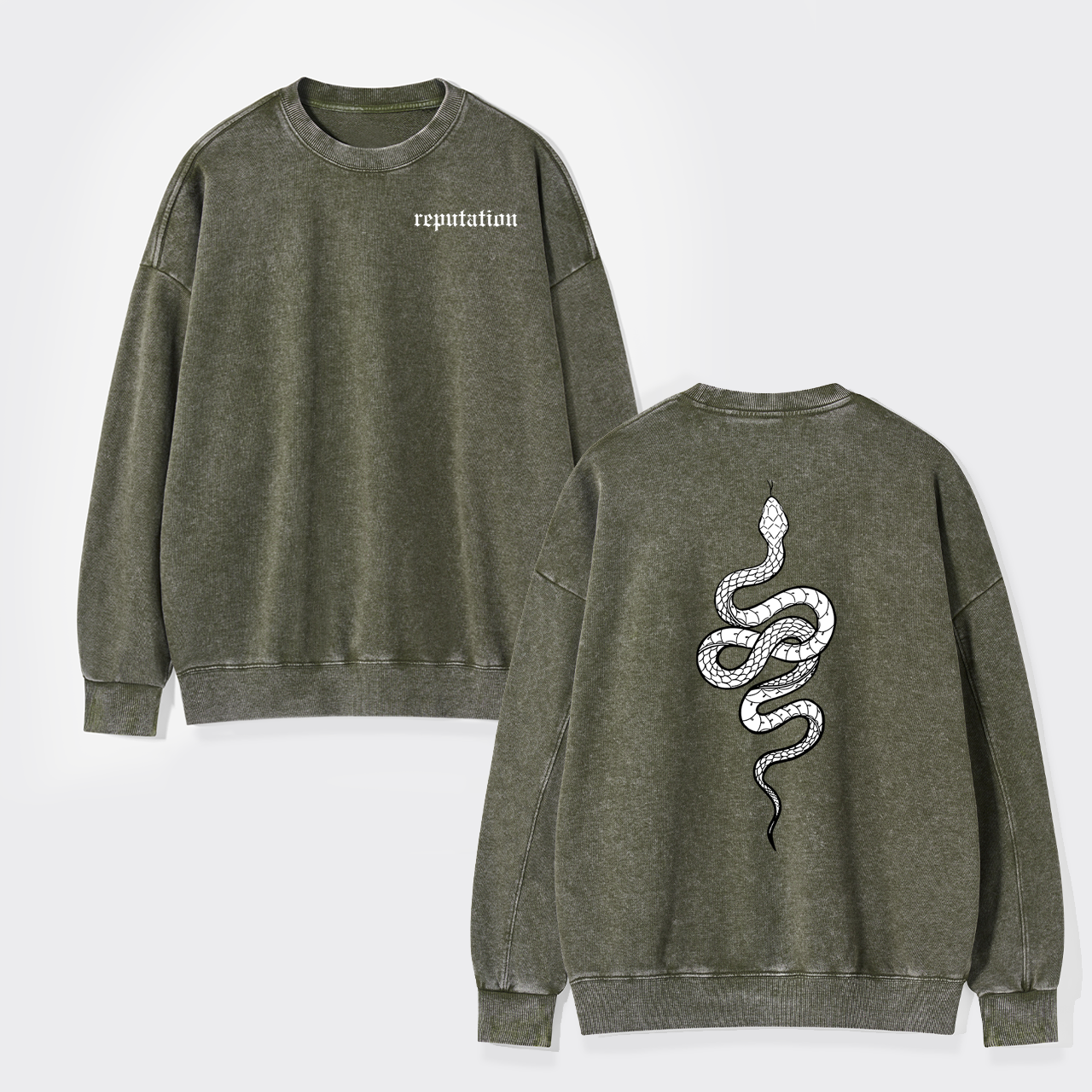 Reputation Look What You Made Me Do Washed Sweatshirts